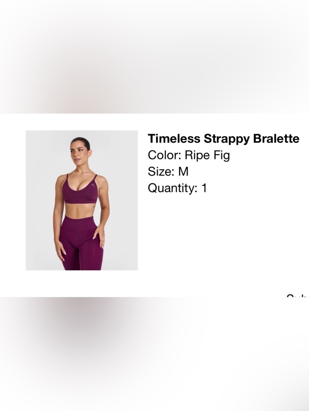 Oner Active Timeless Strappy Bralette - Picture 3 of 3
